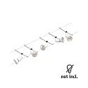 Paulmann wire system SALT 5-fold GU5,3, chrome, white matt 