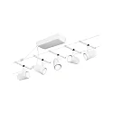 Seilsystem CUP, Basisset, 5-fach, 12V DC, 5x GU5.3 max. 10W, inkl. 60VA Trafo, 2x 5 Meter