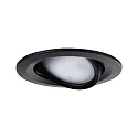 Paulmann recessed luminaire NOVA COIN LED round, swivelling, set of 3 Coin IP23, black matt  11W 460lm 2700K 100° 100° CRI >80