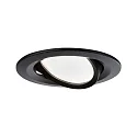 Paulmann recessed luminaire NOVA COIN LED round, swivelling, set of 3 Coin IP23, black matt dimmable 11W 460lm 2700K 100° 100° CRI >80