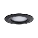 Paulmann recessed luminaire NOVA COIN LED round, rigid, set of 3 Coin IP44, black matt dimmable 11W 460lm 2700K 100° 100° CRI >80