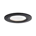 Paulmann recessed luminaire NOVA COIN LED round, rigid, set of 3 Coin IP44, black matt dimmable 11W 460lm 2700K 100° 100° CRI >80