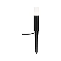PLUG & SHINE Spießleuchte FLAREA, IP65, 24V, 3W 3000K 280lm, dimmbar, Metall, Schwarz, 20cm