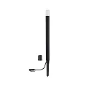 Paulmann PLUG & SHINE Spießleuchte FLAREA, IP65, 24V, 3W 3000K 280lm, dimmbar, Metall, Schwarz, 60cm