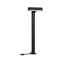 LED Pollerleuchte PLUG&SHINE ITO, IP65, 7W, 3000K, horizontal, dimmbar, anthrazit