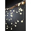 Paulmann Outdoor PLUG & SHINE LIGHT LED Lichterkette CHAIN 5, IP44, 24V, 48x 3000K 2lm, 500cm, dimmbar, schwarz