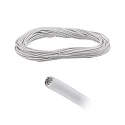Paulmann LED Seilsystem CORDUO Spannseil, 20 Meter, Ø 2.5mm2, isoliert, für Spannweite 10 Meter, Weiß