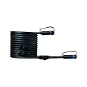 Outdoor Plug & Shine Verteilerkabel, IP68, 500cm, 1x In / 4x Out, 2x 1.5mm2, Kunststoff, Schwarz