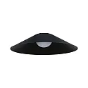 LED Systemleuchte ULine PENDEL CONE, Ø 35cm, 48V DC, 12W 3000K 560lm, CRi>90, mattschwarz / opal