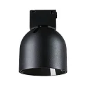 Paulmann LED Systemleuchte ULine SPOT RONDE, Ø 8.5cm, 48V DC, 7W 3000K 405lm, CRi>90, kardanisch 360°/45°, mattschwarz / klar