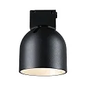 Paulmann LED Systemleuchte ULine SPOT RONDE, Ø 8.5cm, 48V DC, 7W 3000K 405lm, CRi>90, kardanisch 360°/45°, mattschwarz / klar