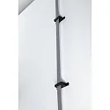 Paulmann ULine Zubehör - 2er-Set Gurt-Halter / Aufbau-Umlenker, gerade, eckig, mechanisch / isoliert, schwarz