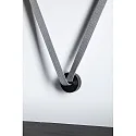 Paulmann ULine Zubehör - Gurt-Halter / Aufbau-Umlenker, universal, rund, mechanisch / isoliert, schwarz