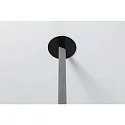 Paulmann ULine Zubehör - Einbau-Abdeckung, Ø 8.5cm, für Einspeisungen aus der Hohlraum-Decke, 1 Gurt-Auslass, mit Clipfedern, schwarz