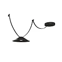 ULine Starter-Set inkl. Leuchte CONE + 5 Meter Gurt, Trafo max. 60W, 230V AC / sek. 48V DC, 12W 3000K 560lm, CRi>90, schwarz 