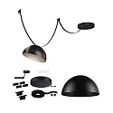 Paulmann ULine Starter-Set inkl. Leuchte BOL + 5 Meter Gurt, Trafo max. 60W, 230V AC / sek. 48V DC, 12W 3000K 335lm, CRi>90, schwarz