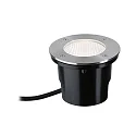 Outdoor LED Boden-Einbauleuchte DUREA, IP67, 230V AC, dimmbar, befahrbar bis 2t, Edelstahl, Ø 15.3cm, 8W 3000K 530lm 75°