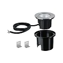 Paulmann Outdoor LED Boden-Einbauleuchte DUREA, IP67, 230V AC, dimmbar, befahrbar bis 2t, Edelstahl, Ø 15.3cm, 8W 3000K 530lm 75°