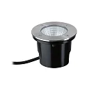 Paulmann Outdoor LED Boden-Einbauleuchte DUREA, IP67, 230V AC, dimmbar, befahrbar bis 2t, Edelstahl, Ø 15.3cm, 8W 3000K 530lm 75°