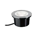 Outdoor LED Boden-Einbauleuchte DUREA, IP67, 230V AC, dimmbar, befahrbar bis 2t, Edelstahl, Ø 21.3cm, 12.5W 3000K 870lm 60°
