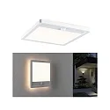 Outdoor LED Panel LAMINA PIR, IP44, mit Bewegungsmelder, eckig, 25x25cm, 230V, 14,5W 3000K 950lm, weiß