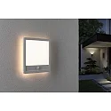 Outdoor LED Panel LAMINA PIR, IP44, mit Bewegungsmelder, eckig, 25x25cm, 230V, 14,5W 3000K 950lm, weiß