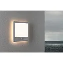 Outdoor LED Panel LAMINA PIR, IP44, mit Bewegungsmelder, eckig, 25x25cm, 230V, 14,5W 3000K 950lm, weiß