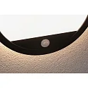 Paulmann Outdoor LED Panel LAMINA PIR, IP44, mit Bewegungsmelder, Rund, Ø 28cm, 230V, 15W 3000K 1200lm, weiß, Schwarz