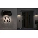 Paulmann illuminated house number IP44, black