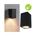 Paulmann LED Außenwandleuchte FLAME, IP44, Up or Down, 1-flammig, 230V, schaltbar, Aluminium, 5.2W 2200K 265lm 75°, Goldlicht