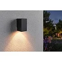 Paulmann LED Außenwandleuchte FLAME, IP44, Up or Down, 1-flammig, 230V, schaltbar, Aluminium, 5.2W 2200K 265lm 75°, Goldlicht
