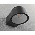 Paulmann LED Außenwandleuchte CAPEA, IP44, 6W 2200K 550lm 98°, schaltbar, Alumnium, anthrazit / klar