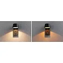 Paulmann LED Außenwandleuchte CAPEA, IP44, mit Multi-Modus-Sensor, 6W 2200/3000K 450lm 98°, Alumnium, anthrazit / klar