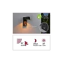 Paulmann LED Außenwandleuchte CAPEA, IP44, mit Multi-Modus-Sensor, 6W 2200/3000K 450lm 98°, Alumnium, anthrazit / klar