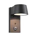Paulmann LED Außenwandleuchte CAPEA, IP44, mit Multi-Modus-Sensor, 6W 2200/3000K 450lm 98°, Alumnium, anthrazit / klar