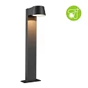 Paulmann LED Pollerleuchte CAPEA, IP44, 50cm, 6W 2200K 450lm 98°, schaltbar, Aluminium, anthrazit / klar