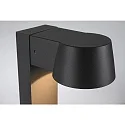 Paulmann LED Pollerleuchte CAPEA, IP44, 50cm, 6W 2200K 450lm 98°, schaltbar, Aluminium, anthrazit / klar
