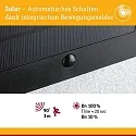 Paulmann Solar LED Hausnummer NEDA PIR, 1W, 2200K, 18lm, IP44, mit Bewegungsmelder, antrazit