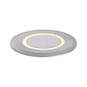 Outdoor LED Boden-Einbauleuchte LED GOLD LIGHT RING, IP67, Ø 5cm, 230V, 2.2W 2200K 15lm 120°, belastbar bis 500kg, Edelstahl