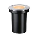 Outdoor LED Boden-Einbauleuchte GOLDLICHT, IP65, Ø 11cm, inkl. GU10 LED 4.3W 2200K 320lm 38°, belastbar bis 500kg, Edelstahl