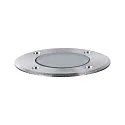 Paulmann Outdoor LED Boden-Einbauleuchte GOLDLICHT, IP65, Ø 11cm, inkl. GU10 LED 4.3W 2200K 320lm 38°, belastbar bis 500kg, Edelstahl