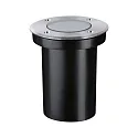 Paulmann Outdoor LED Boden-Einbauleuchte GOLDLICHT, IP65, Ø 11cm, inkl. GU10 LED 4.3W 2200K 320lm 38°, belastbar bis 500kg, Edelstahl