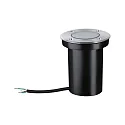 Paulmann Outdoor LED Boden-Einbauleuchte GOLDLICHT, IP65, Ø 11cm, inkl. GU10 LED 4.3W 2200K 320lm 38°, belastbar bis 500kg, Edelstahl