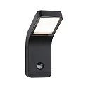 LED Außenwandleuchte KULMA 7,5W, 3000K, 500lm, IP44, mit Bewegungsmelder, anthrazit