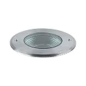 Paulmann Outdoor LED Boden-Einbauleuchte VANEA, IP67, Ø 10cm, 230V, 3.5W 3000K 160lm 93°, schaltbar, Seeluft-beständig, Aluminium