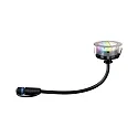 Paulmann PLUG & SHINE LED Boden-Einbauleuchte FLOOR ZIGBEE, IP67, Ø 7cm, 2W RGB + 3000-6500K 90°, dimmbar, Edelstahl