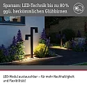Paulmann Outdoor LED Pollerleuchte KIMU, IP44, 230V, 2-flammig, CRi>90, schaltbar, kardanisch, anthrazit, 2x 7.8W 2200K 500lm 70°