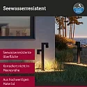 Paulmann Outdoor LED Pollerleuchte KIMU, IP44, 230V, 2-flammig, CRi>90, schaltbar, kardanisch, anthrazit, 2x 7.8W 2200K 500lm 70°