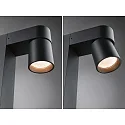 Paulmann Outdoor LED Pollerleuchte KIMU, IP44, 230V, 2-flammig, CRi>90, schaltbar, kardanisch, anthrazit, 2x 7.8W 2200K 500lm 70°