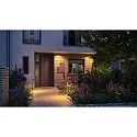 Paulmann bollard light ZERENA with sensor, insect friendly, sea-air resistant IP44, anthracite 